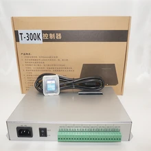 T300K sd-карта онлайн через ПК RGB полноцветный светодиодный пиксельный модуль контроллер T-300K 8 портов 8192 пикселей ws2811 ws2801 ws2812b Светодиодная лента