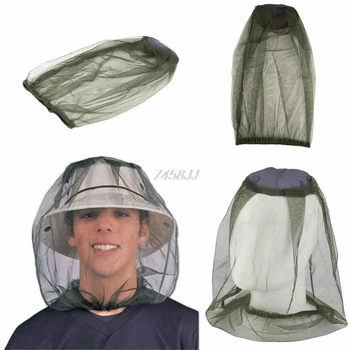 

amping Bug Travel Mesh Protector Face Midge Mosquito Hat Net Insect Head G03 Drop ship