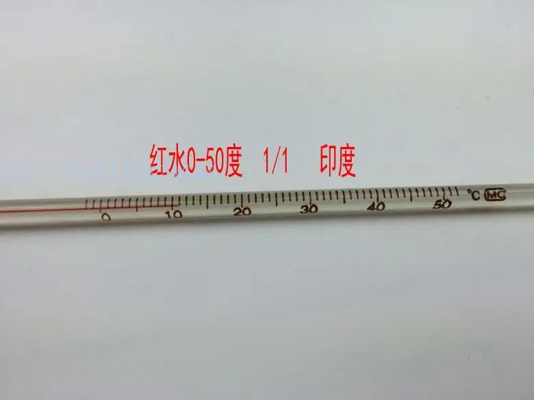 

Red water glass thermometer 0 -50 free shopping