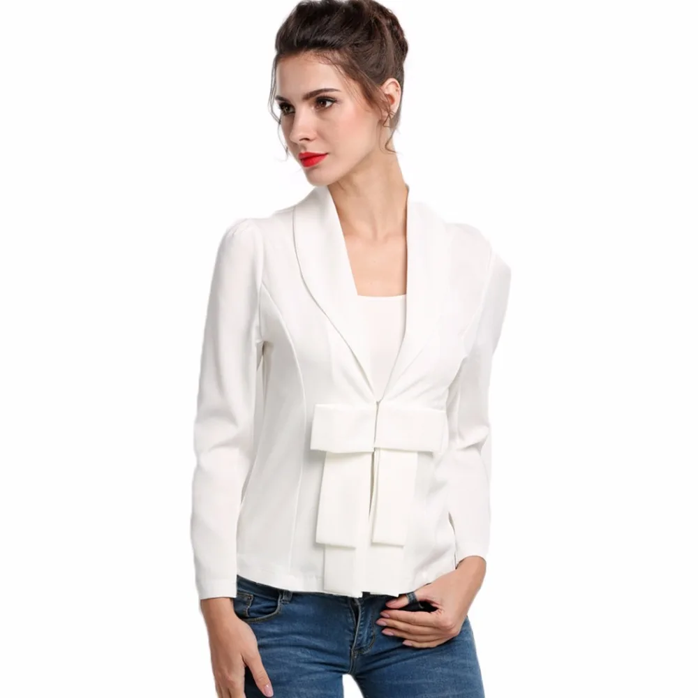 White Tuxedo Jacket for Women Promotion-Shop for