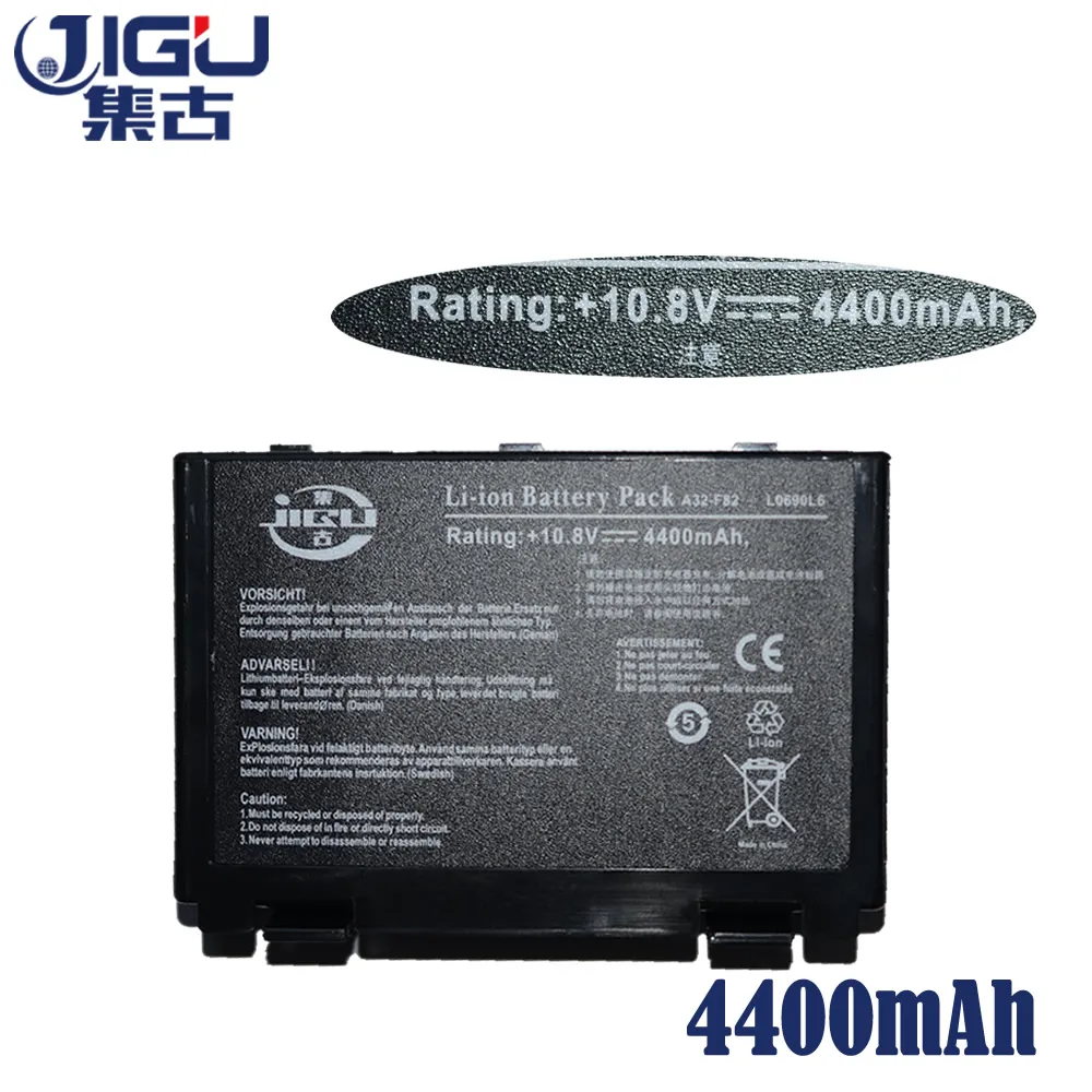 Аккумуляторная батарея JIGU для ноутбука Φ L0690L6 L0A2016 Asus K40 K40E F82 F83S F52 K50 K51 K60 K61 K70 P50 P81