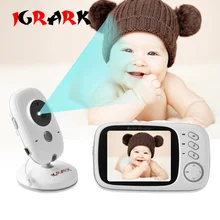VB603 видеоняня монитор Электронный беспроводной с ЖК-дисплеем двусторонний разговор ночного видения камеры наблюдения безопасности Детский Монитор s