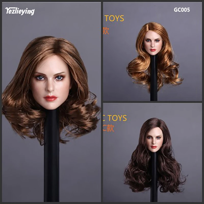 1//6 Customized Male//Female Head Sculpt Carving Model Fit 12/'/' Action Figure Toy