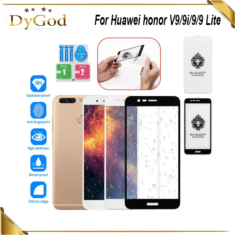 DyGod для Huawei honor V9 9i закаленное стекло Переднее защитная пленка 9 Lite замена телефона