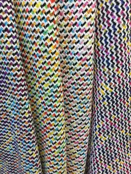 

free ship tweed fabric line weaved 4 colors for choice pattern price for 1meter 150cm wide