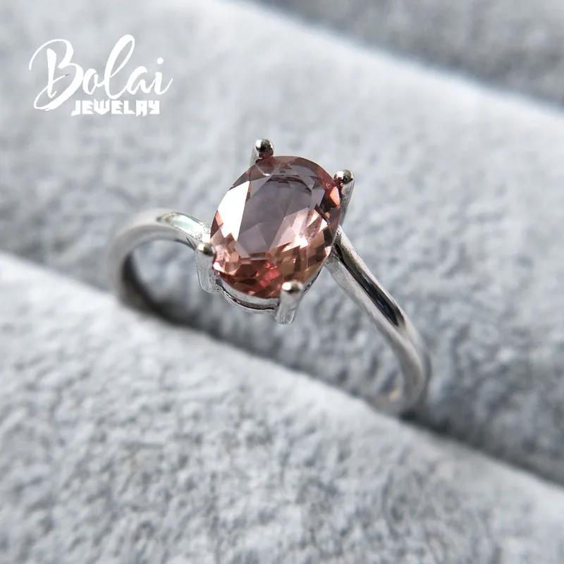 Bolaijewelry, кольцо из зултанита, 925 пробы, серебряное, создаваемое, меняющее цвет, драгоценный камень, элегантный дизайн, хорошее ювелирное изделие для женщин, праздничная одежда