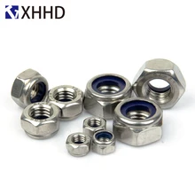 Nylon Hex Lock Metric Nuts Insert Locking Hexagon Nyloc Nut Locknut 304 Stainless Steel M2 M2.5 M3 M4 M5 M6 M8 M10 M12 Nylon Hex Lock Metric Nuts Insert Locking Hexagon Nyloc Nut Locknut 304 Stainless Steel M2 M2.5 M3 M4 M5 M6 M8 M10 M12
