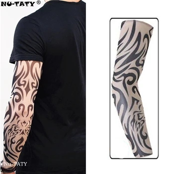 

Nu-TATY Black pattern Man&woman style Tattoo Sleeve Stockings Body Art Leggings Cool Boys Girls Party Wearings