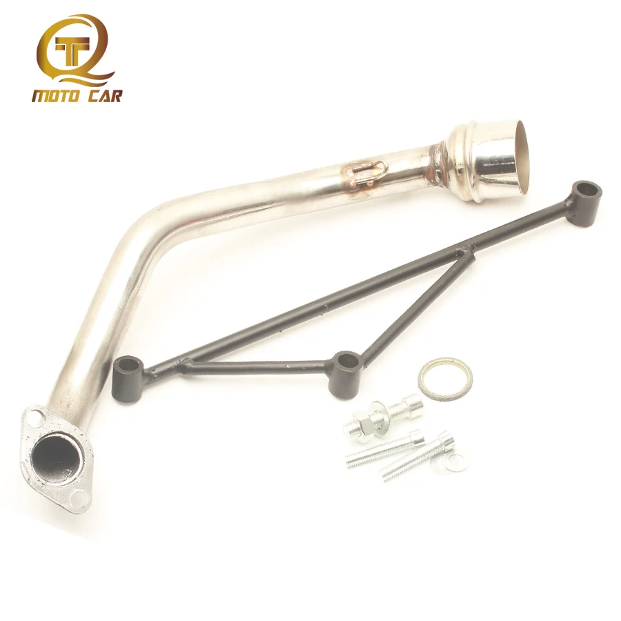 Muffler For Yamaha GY6-125/150 Motorcycle Full Exhaust System Connecting Pipe