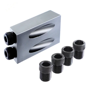 

15 Degree New Woodwork Guide Oblique Hole Positioner 6/8/10mm Woodwork Locator Tools