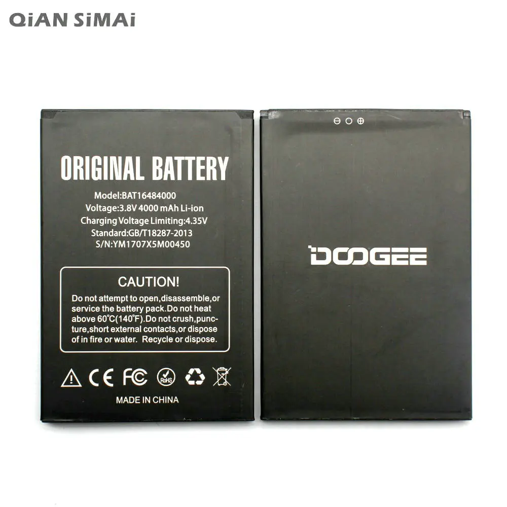 

100% High Quality BAT16484000 4000mAh Battery For DOOGEE X5 MAX x5max Pro phone battery +Tracking Number