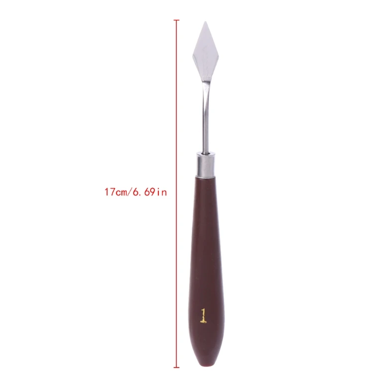 

Artist Stainless Steel Palette Knife Spatula Scraper for Mixing Oil Painting