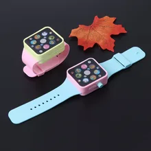 Раннее Образование музыкальная машина наручные часы игрушки Дети случайные цвета часы