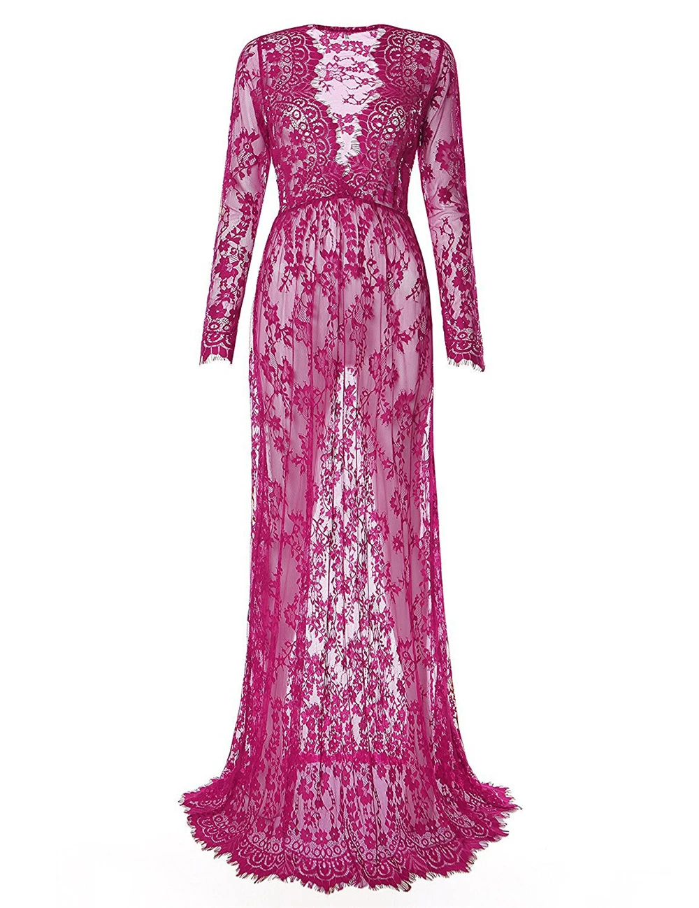 Plus Size Maternity Dresses Photography Props 2018 New Sexy Women Pregnancy Dress For Photo Shoot Lace Fancy Maxi Maternity Gown (26)