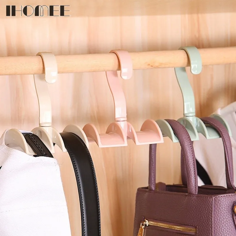 

Storage Rack Tie Belt Organizer Space Saver Scarf Ties Hanger Holder Hook Closet Organization Tank Tops Bra Belts Bag F16Z16
