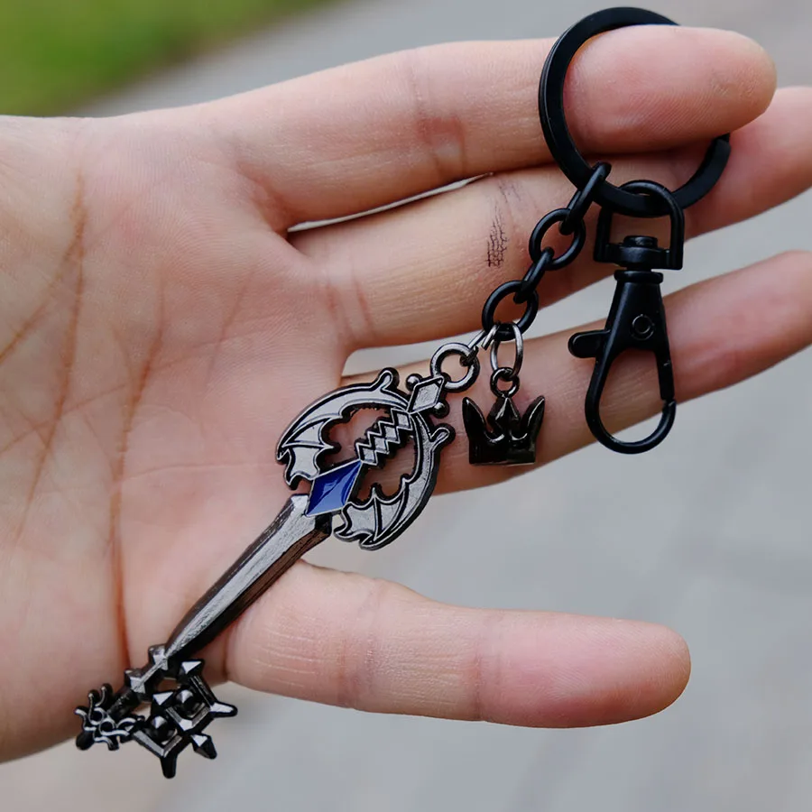 Королевство Сердца Sara Oblivion Keyblade черный ключ оружие цинковый сплав брелок Брелоки