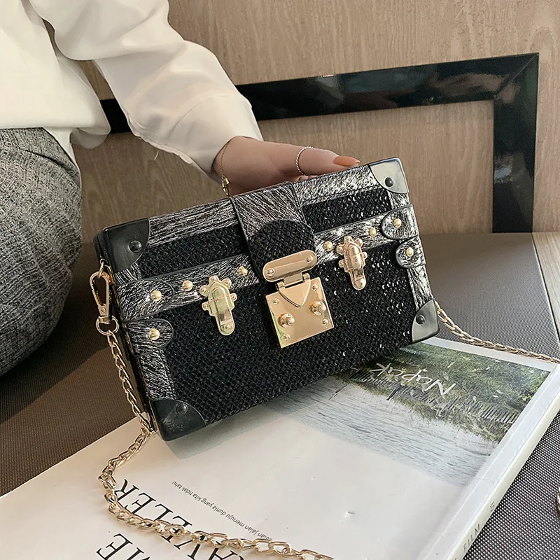 

Brand Design Korean Vintage Shoulder Bag small Flap bag female 2019 new fashion Large capacity chain Crossbody Bag Messenger bag