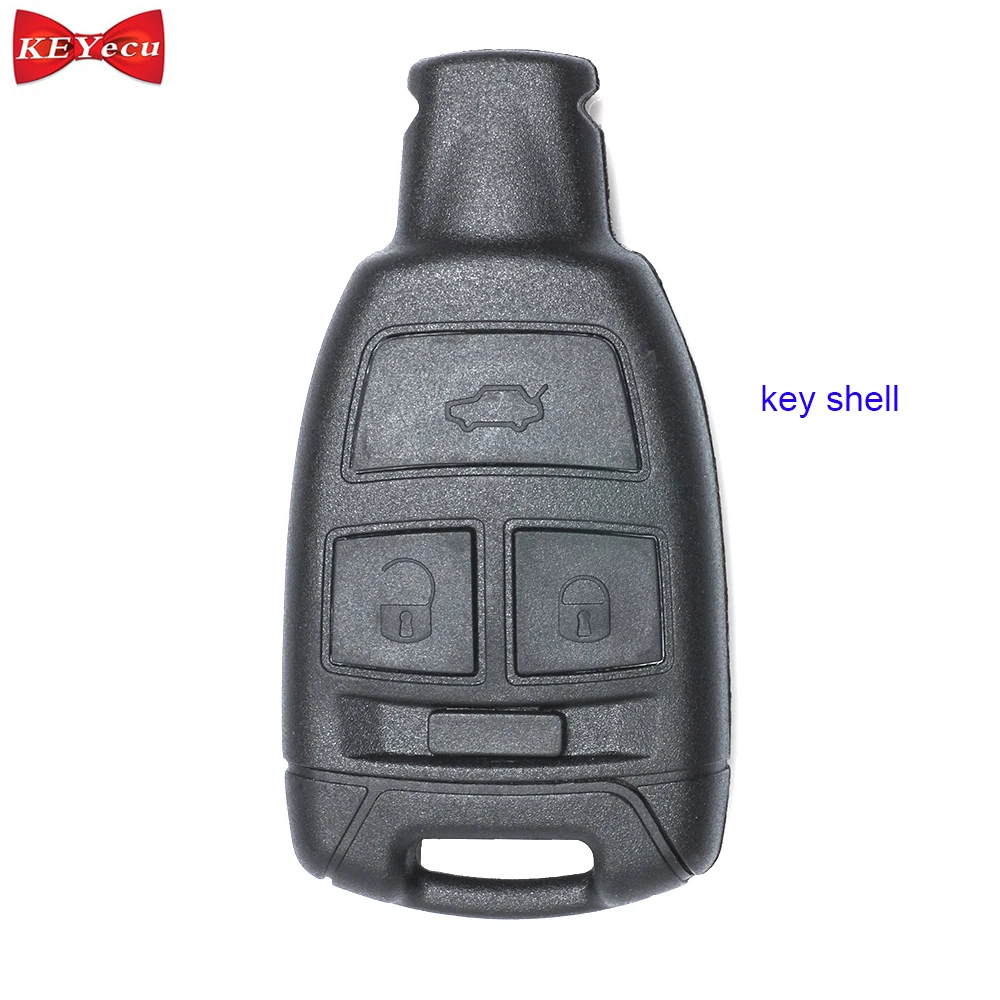 

KEYECU for Fiat Bravo Croma Ducato Punto Stilo Replacement Smart Remote Car Key Shell Case Fob 3 Buttons With Uncut Key Blade