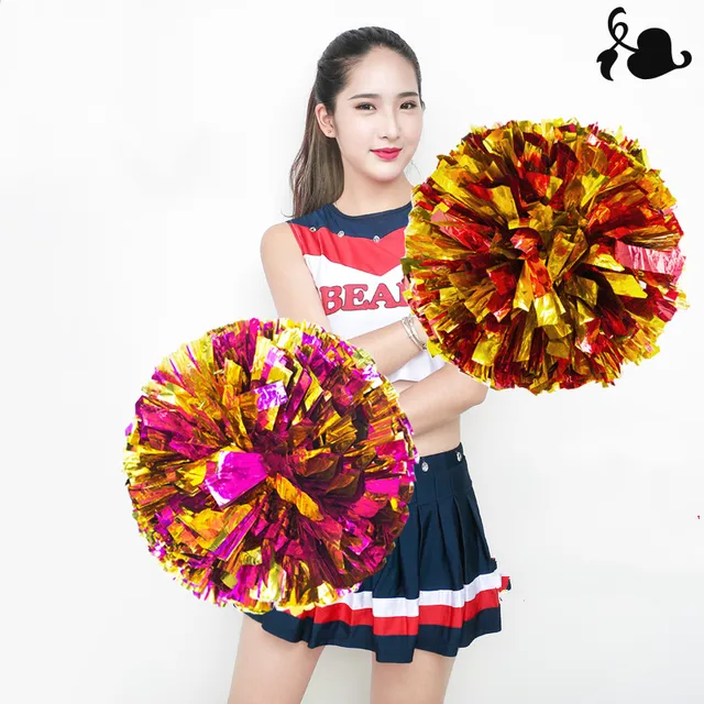 1pcs Cheerleading Pompoms Cheerleaders Pom Pomsin Pom Poms from Sports