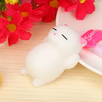 

Dropshipping Cute Mochi Squishy Cat Squeeze Healing Fun Kids Kawaii kids Adult Toy Stress Reliever Decor 6.10