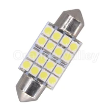 100 шт. супер яркий C5W 3528 1210 16 SMD СВЕТОДИОДНЫЙ Автомобильный купольный светильник гирлянда интерьерные лампочки 31 мм 36 мм 39 мм 41 мм авто освещение на крыше автомобиля