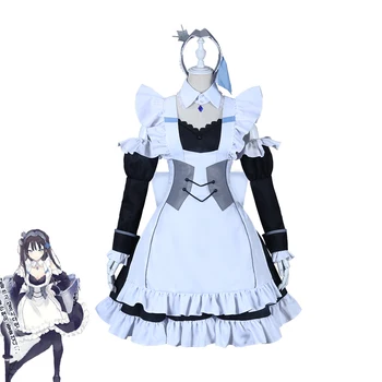 

Game Azur Lane Newcastle Cosplay Costume H0MS Women's Cute Maid Dress Halloween Carnival Uniforms Custom Made