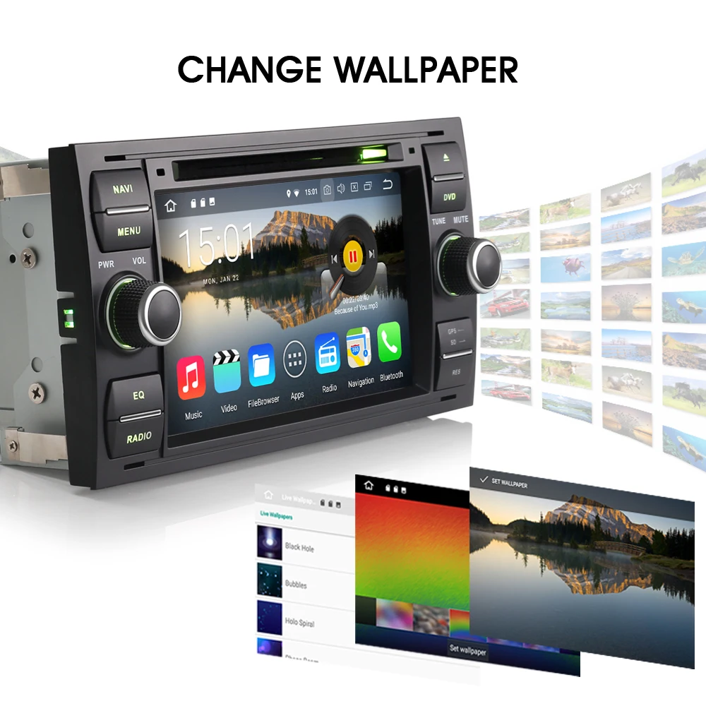 Android 8 0 DAB + СБ Navi авторадио WiFi 3G RDS GPS SD DVR OBD Bluetooth DTV IN автомобильный Радио плеер для