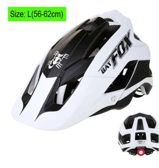 BATFOX Cycling Helmet Road Mountain Cycle Helmet Integrally-molded MTB Bike Helmet Ultralight Bicycle Helmet Casco Ciclismo - Цвет: 659