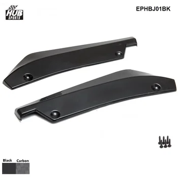 

2PCS/SET Car Bumper Spoiler Rear Lip Canard Diffuser Anti Scratch Wrap Angle Splitters EPHBJ01