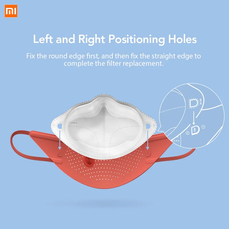 Xiaomi Mijia airpop Airwear Маска Light 360 PM2.5 анти загрязнения Анти туман маску Материал