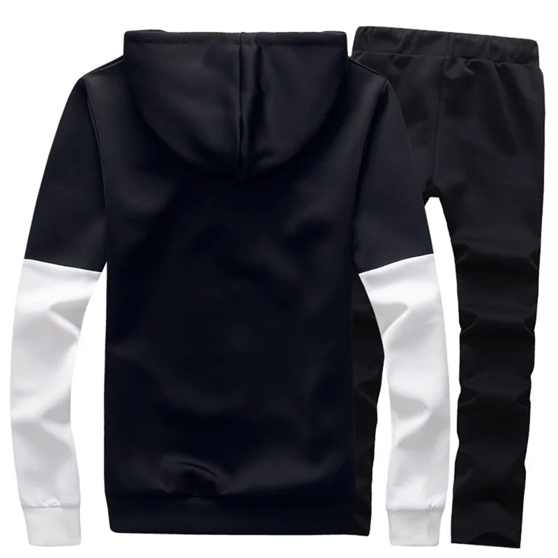 Goede Mens Twee Stukken Sets Casual Trainingspak Mannelijke 2018 Sweatshirt + Broek Past Mannen Plus Size 5XL Hoodies Set Sweatshirts Chandal hombre