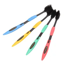 4 шт. двойной Ультрамягкая зубная щетка бамбук древесный уголь Нано чистка зубов Гигиена полости рта уход Лидер продаж