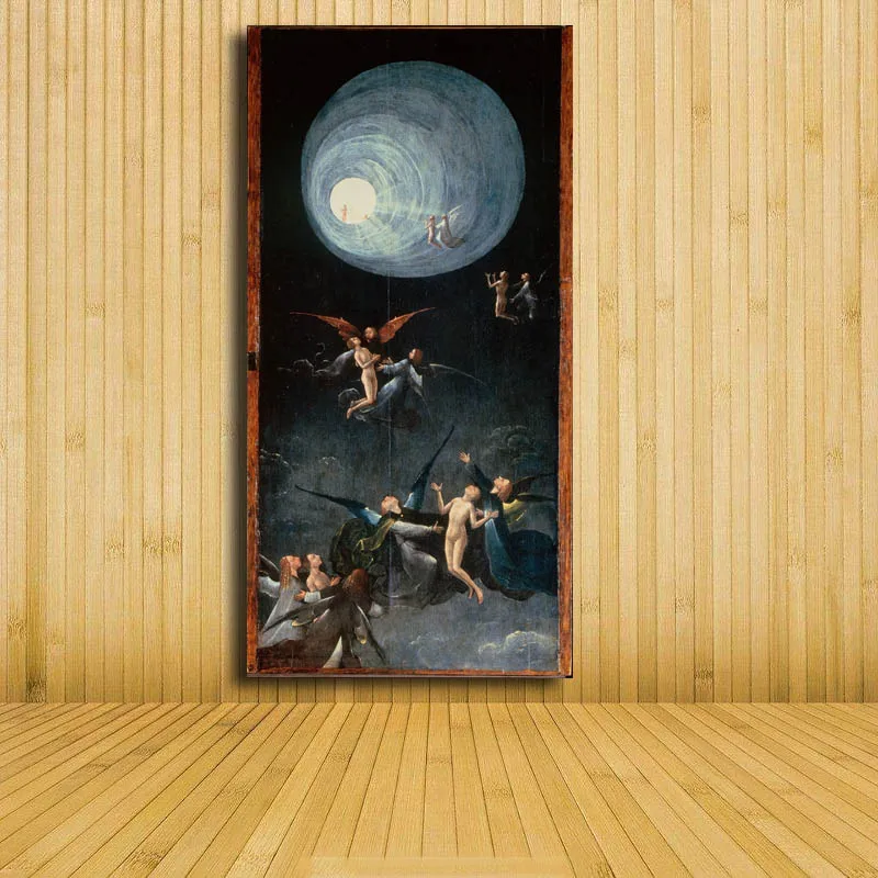 Сад земного восхищения и преисподней от Hieronymus Bosch, Картина на холсте, настенные художественные картины для гостиной, Куадрос, домашний декор