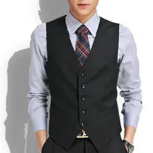 2019 New Brand Mens Slim Fit Suit Vest Casual Waistcoat Men Black Grey Sleeve Jacket Blazer Gilet Man Chaleco Hombre 2019 New Brand Mens Slim Fit Suit Vest Casual Waistcoat Men Black Grey Sleeve Jacket Blazer Gilet Man Chaleco Hombre