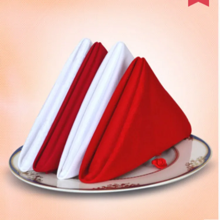 10 Pieces Pure Cotton Hotel Napkins Cotton Servetten Wipe The Table in