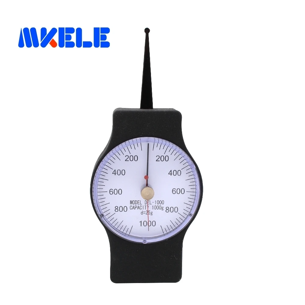 

SEG-1000-2 1000g Tensiometer Analog Dial Gauge Double Pointer Force Tools Tension Meter