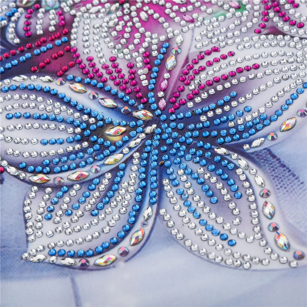 7_Diamond Embroidery Butterfly Flower Pansy Special Shaped Diamond Painting Needlework Rhinestone 5d Drill DIY Crystal Painting