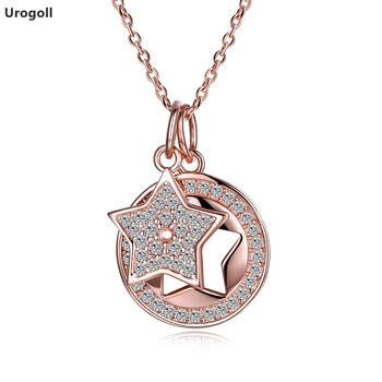 

Hot Sale Classic 925 Sterling Silver Star Pendant Necklace For Women Fine Jewelry Girl Collares Friend Gift