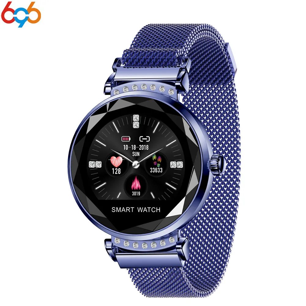 

696 Fashionable Smart watch H2 Waterproof Smart watches Heart rate monitor Fitness Tracker For iPhone Xiaomi Women Ladies