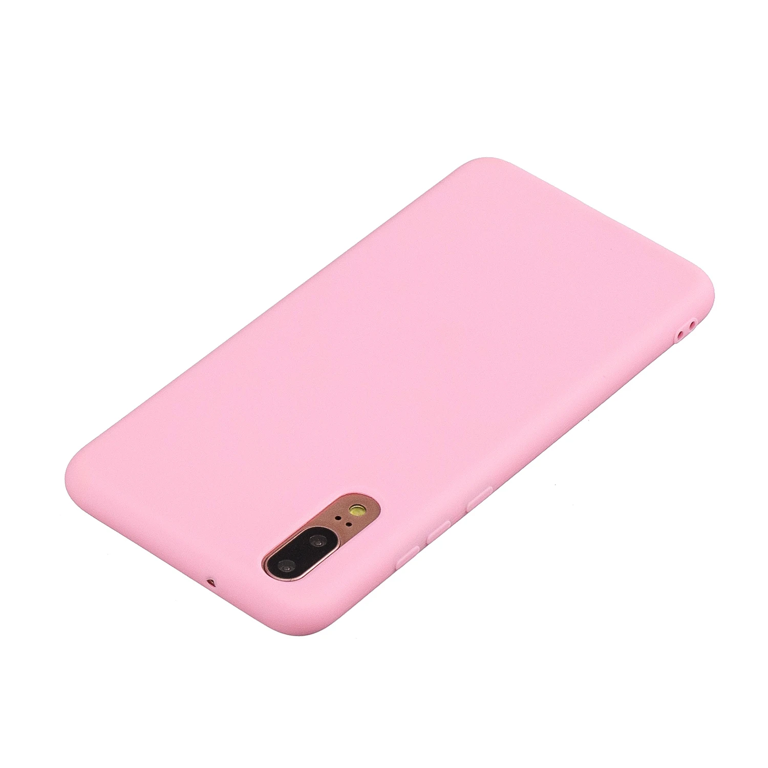 Ультратонкий 360 Защитный чехол карамельного цвета для Huawei P8 P9 Lite 2017 P10 P20 P30 Mate 10 20 30