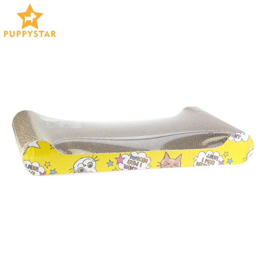 

Corrugated Paper Cat Scratcher Catnip Scratch Pad Scratching Mat For Kittens Cat Scratcher Pet Play Game Toy Pet Products LY0007