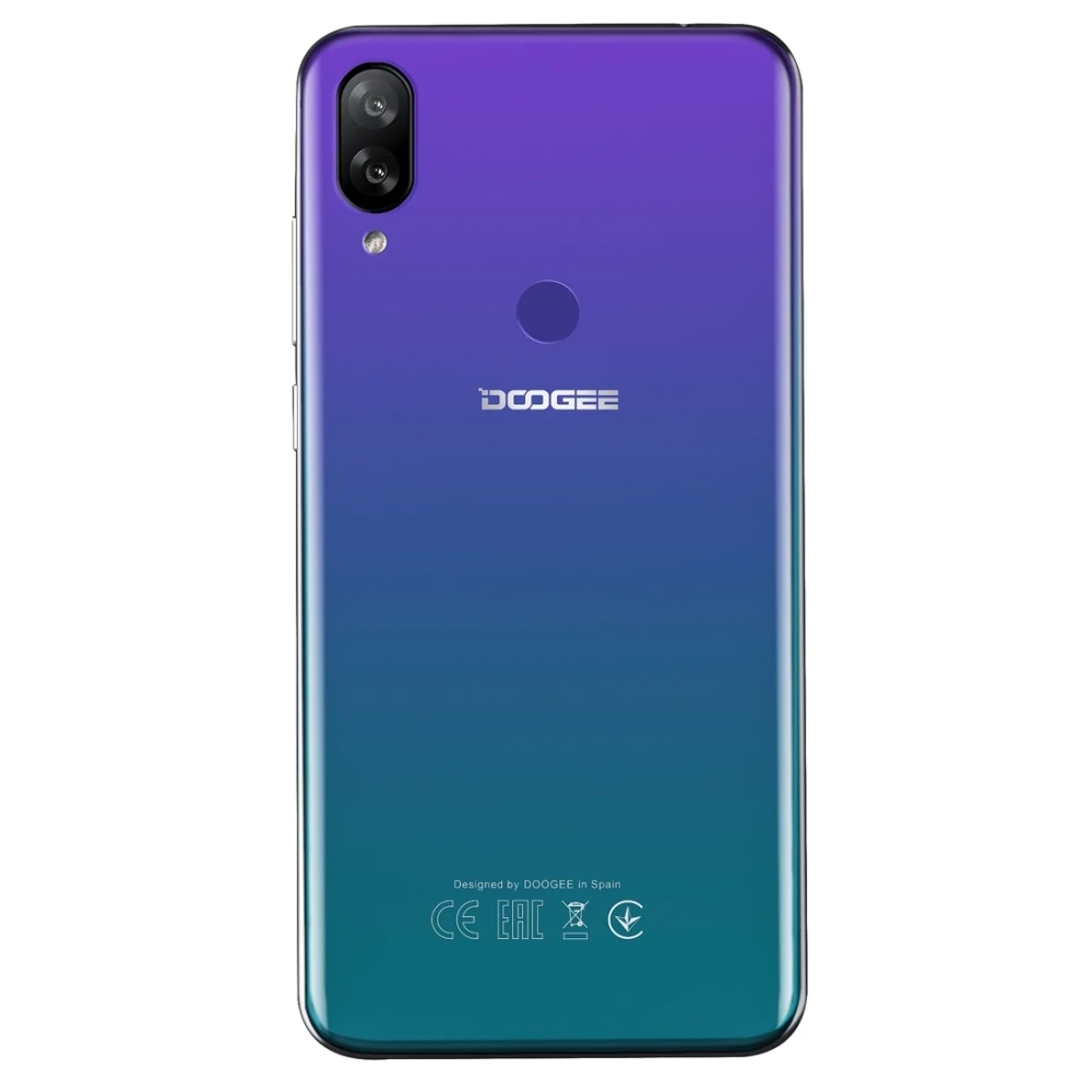 DOOGEE N10 Android 8,1, мобильный телефон, 3 Гб ОЗУ, 32 Гб ПЗУ, 5,84 дюймов, FHD+ 19:9 дисплей, двойной дисплей, 16,0 Мп, 3360 мАч, 4G LTE, две sim-карты, смартфон