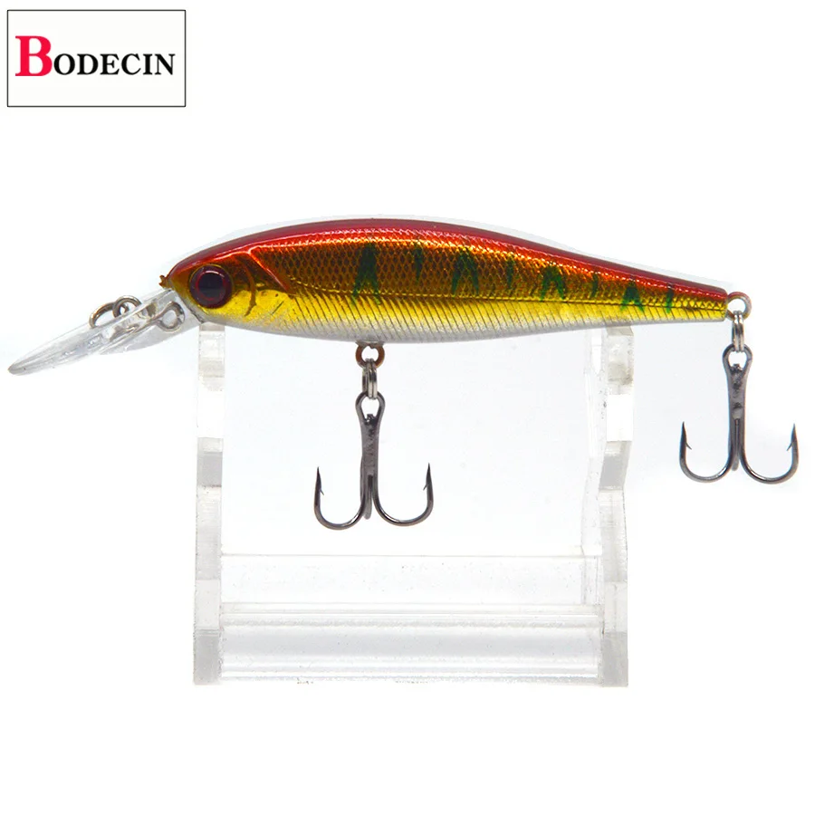 8PCS Artificial Lures For Fishing Supplies China Peche Minnow Wobbler Trolling Trolls Sea Fishing Tackle Plastics Trout Baits (10)