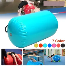 100*65 см воздушный цилиндр Tumbling трек гимнастика Колонка для упражнений надувной тренажерный зал перевернутый Backflip обучение детей безопасно