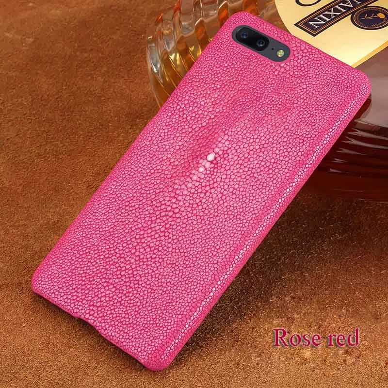 wangcangli Custom pearl leather phone case For Oneplus 5 case pearl half-pack mobile phone case mobile phone case For Oneplus 6 - Цвет: rose red