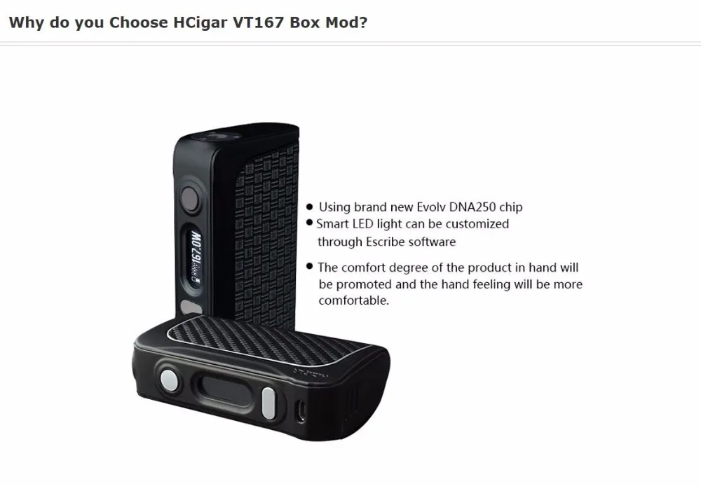 Hcigar VT167 Box Mod -13