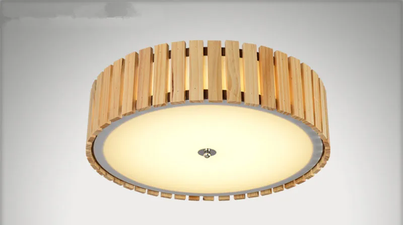 Us 79 57 27 Off Japanese Led Round Ceiling Lights Wood Decorative Contemporary Lamp Lantern Living Room Asian Tatami Interior Ceiling Light Home In