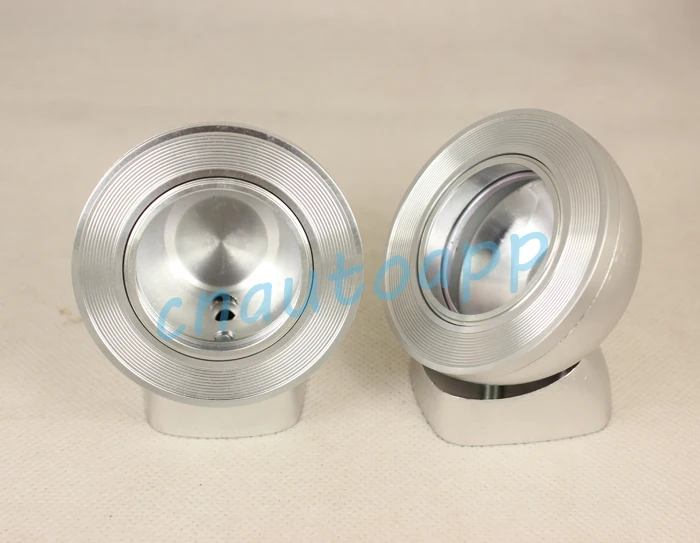 Car Tweeter Aluminium Base Speaker Boxes Silver ( One Pair )in Speaker