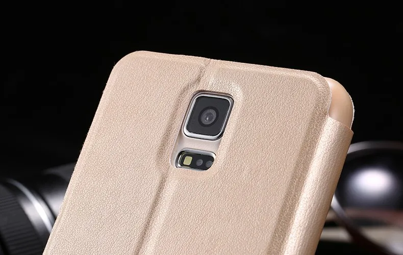 KISSCASE Leather Flip Case for Samsung Galaxy S5 S6 S7 Edge Smart Case Sleep Awake Phone Cover For Samsung Note 3 4 5 Fundas