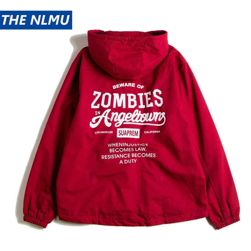 Street Style Hooded Jackets Coat Men Hip Hop Cotton Streetwear Jacket 2018 Autumn Fashion Clothing Windbreaker Yellow Red WS231 Street Style Hooded Jackets Coat Men Hip Hop Cotton Streetwear Jacket 2018 Autumn Fashion Clothing Windbreaker Yellow Red WS231